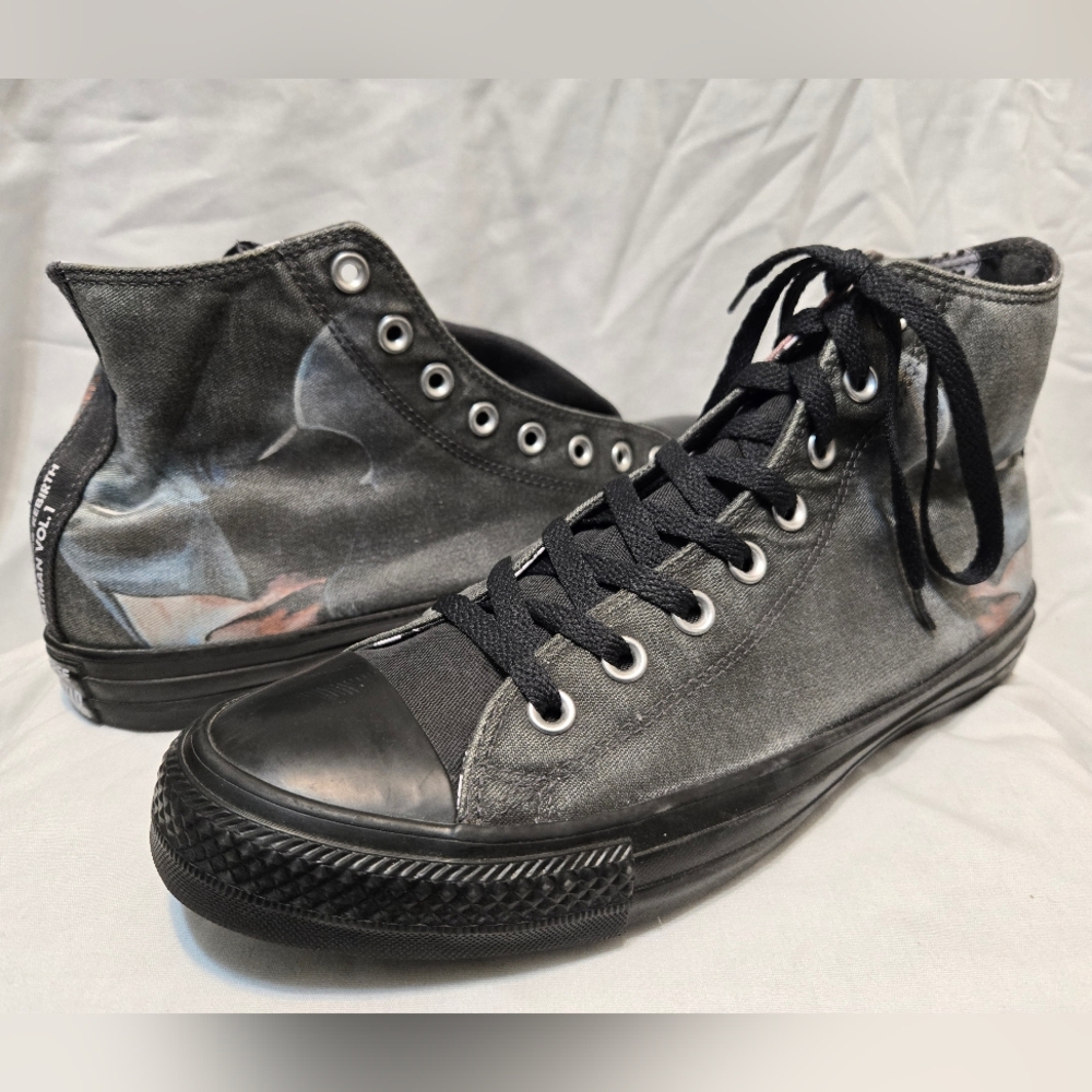 DC Comics BATMAN Converse HI Top Sneakers Sz 10 Mens Sz 12 Womens